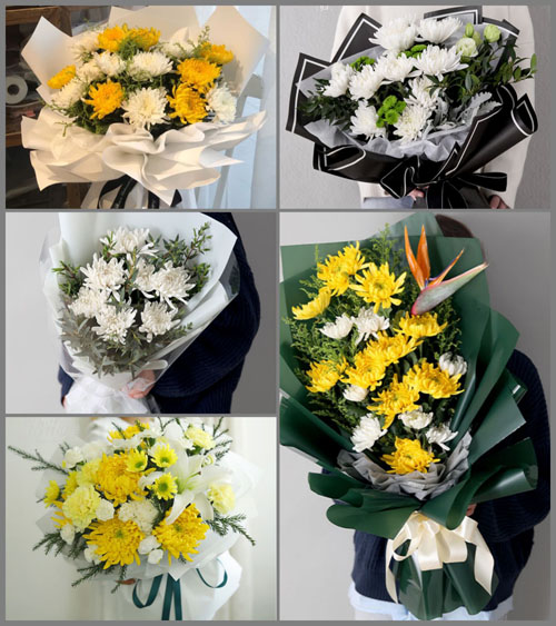 贵州毕节市大方县星宿乡松树村白事花束代送